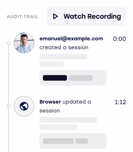 Audit trail